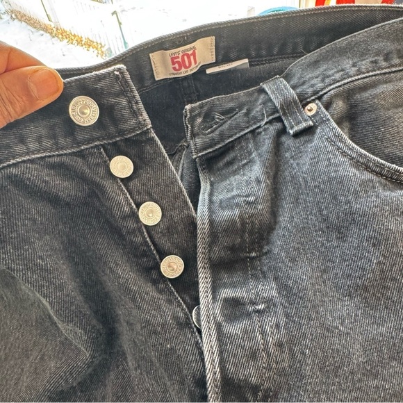 Levi's grey Straight Jeans W34 L34 Mens - Picture 5 of 8
